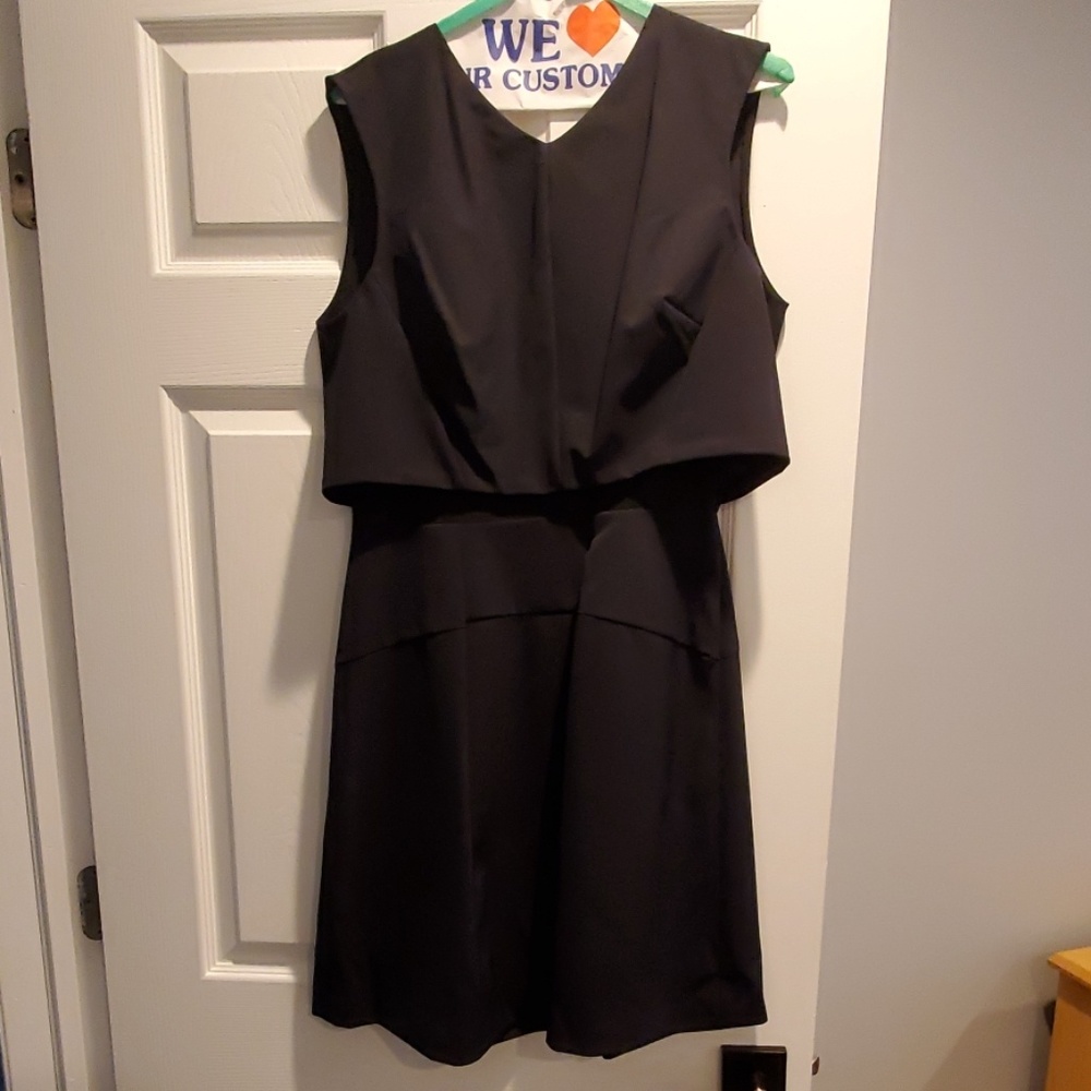 REBECCA TAYLOR classic navy blue dress